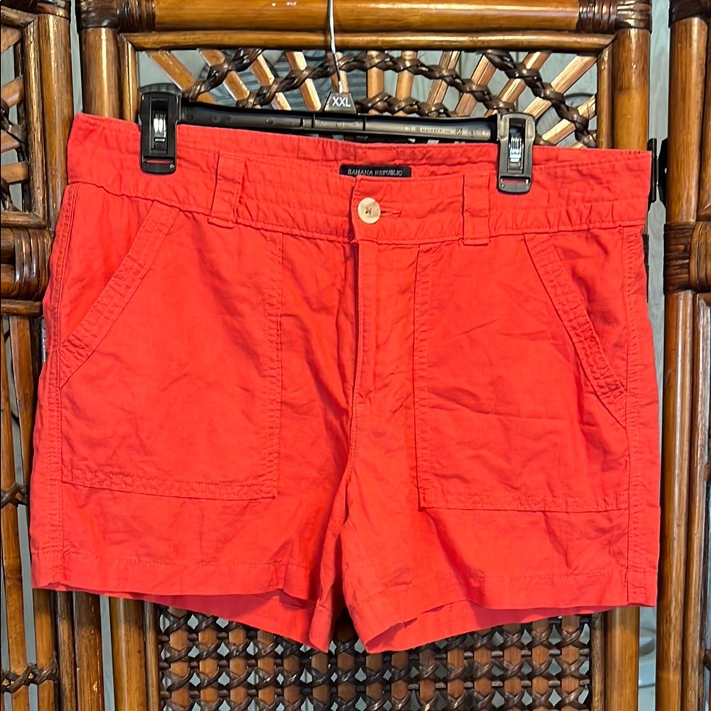 Banana Republic Vibrant Red Shorts